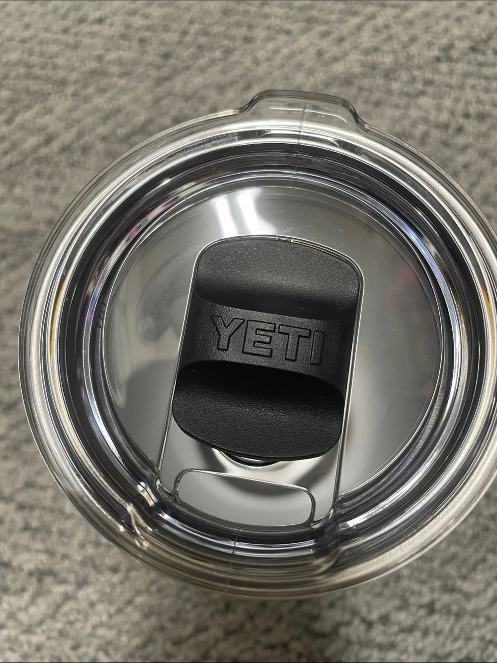 Yeti Rambler with slide lid Tumbler with Blue Abbott Logo
